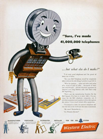 作品画像　雑誌広告「Western Electric」