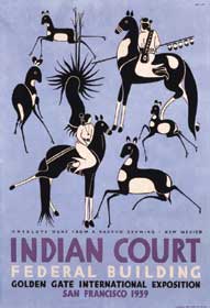 サンフランシスコ万博 インディアン・コート公式ポスター