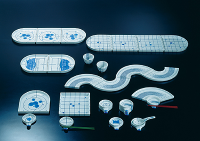 栄木正敏作品「組み合わせプレートと箸置き小皿」