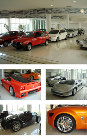ital design自動車展示