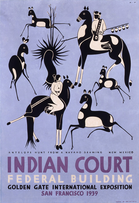 サンフランシスコ万博インディアン・コート公式ポスター