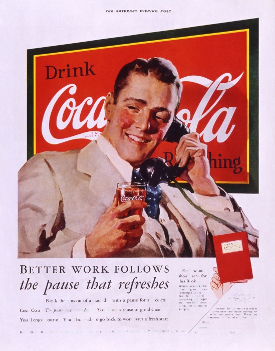 雑誌広告「コカ・コーラ」